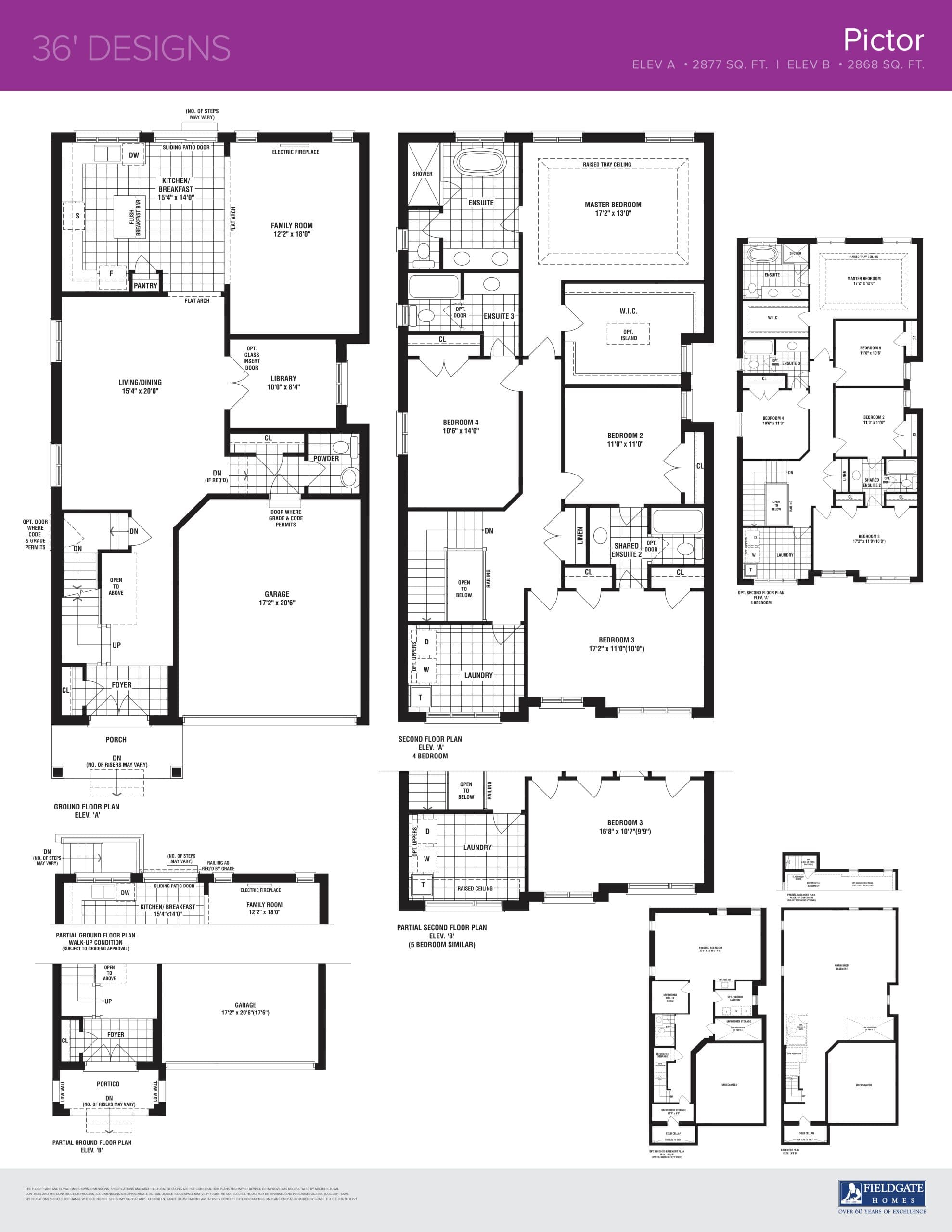 Pictor Floor Plan at Dreamscape - 2877 sq.ft