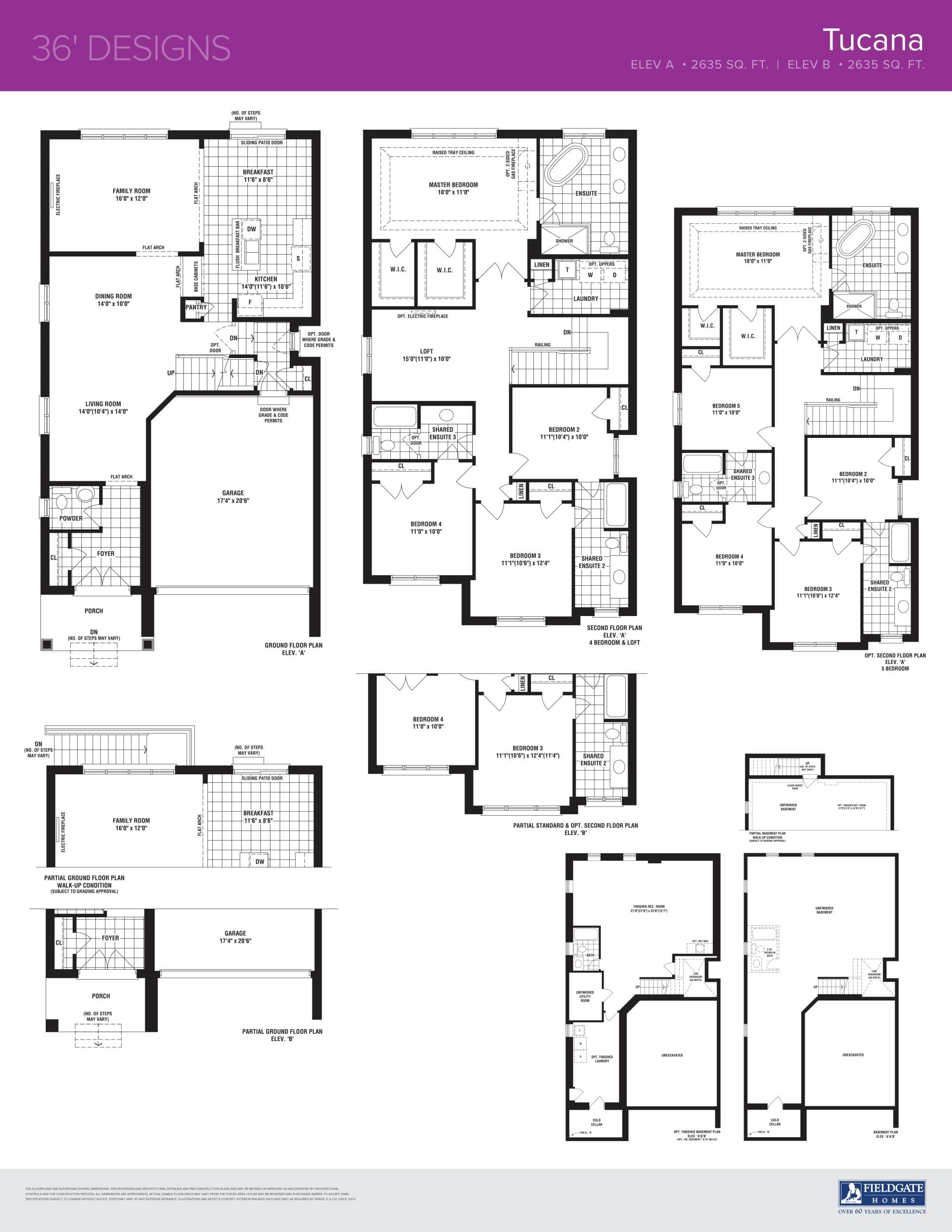 Tucana Floor Plan at Dreamscape - 2635 sq.ft