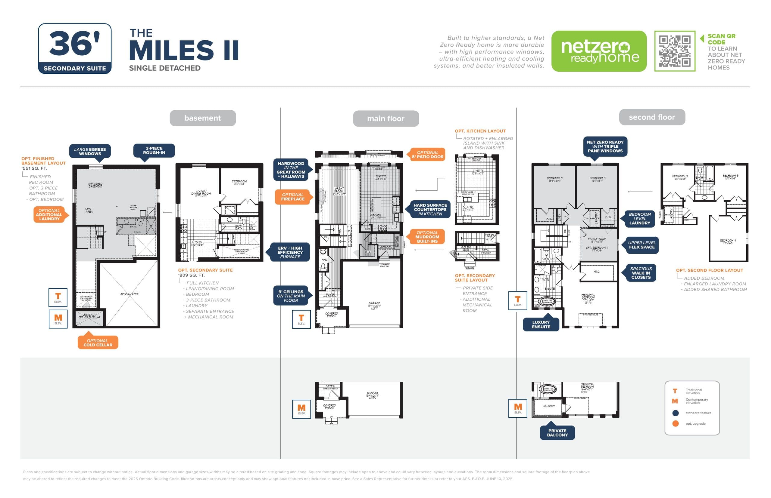 The Miles II Floor Plan at Harvest Park by Activa Group - 2436 sq.ft