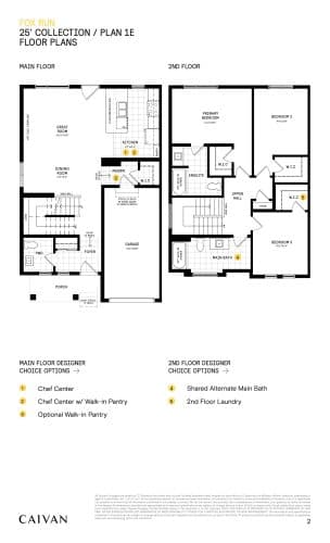 25' Collection / Plan 1E floor plan