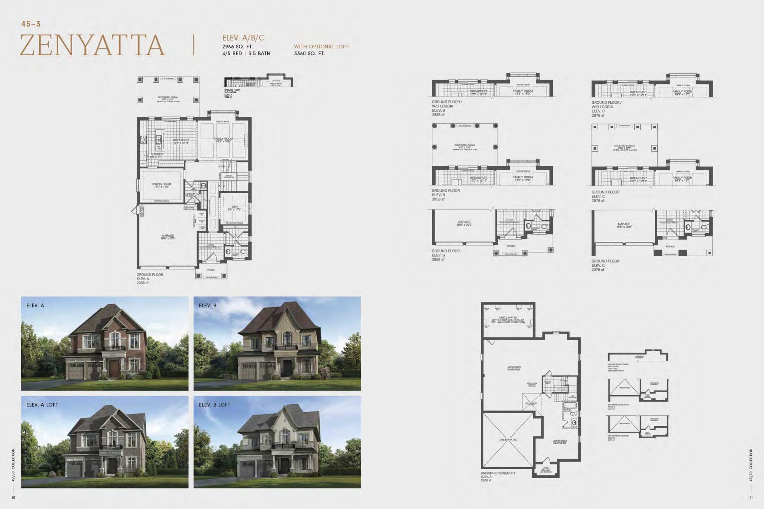 The Zenyatta Floor Plan at Triple Crown Estates by Remington Homes - 2966 sq.ft